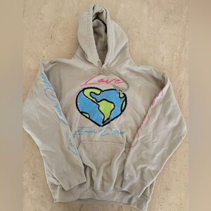 PacSun Love Each Other Hoodie with Earth Graphic